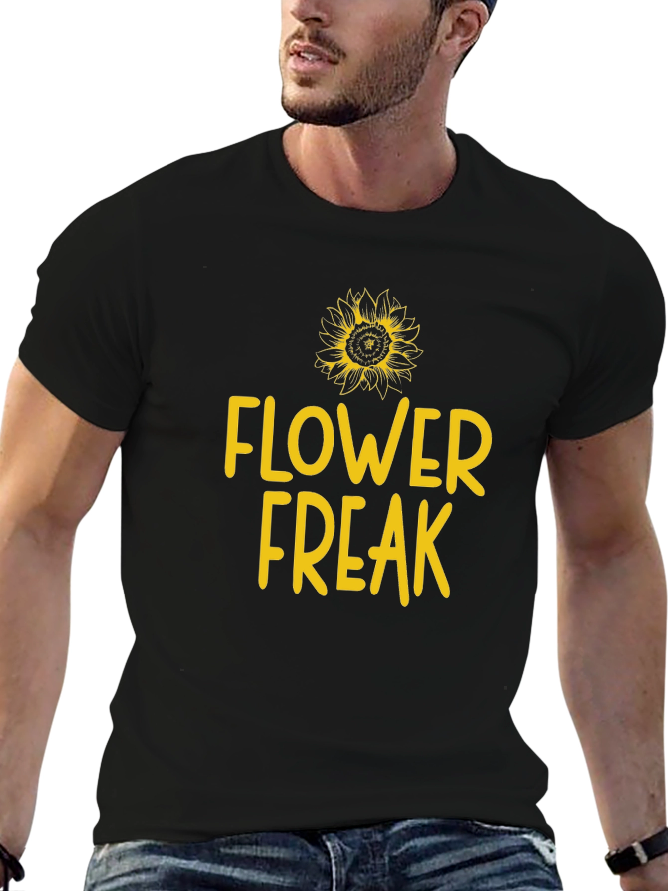 Flower Freak Graphic Tee - Sunflower Lover Shirt