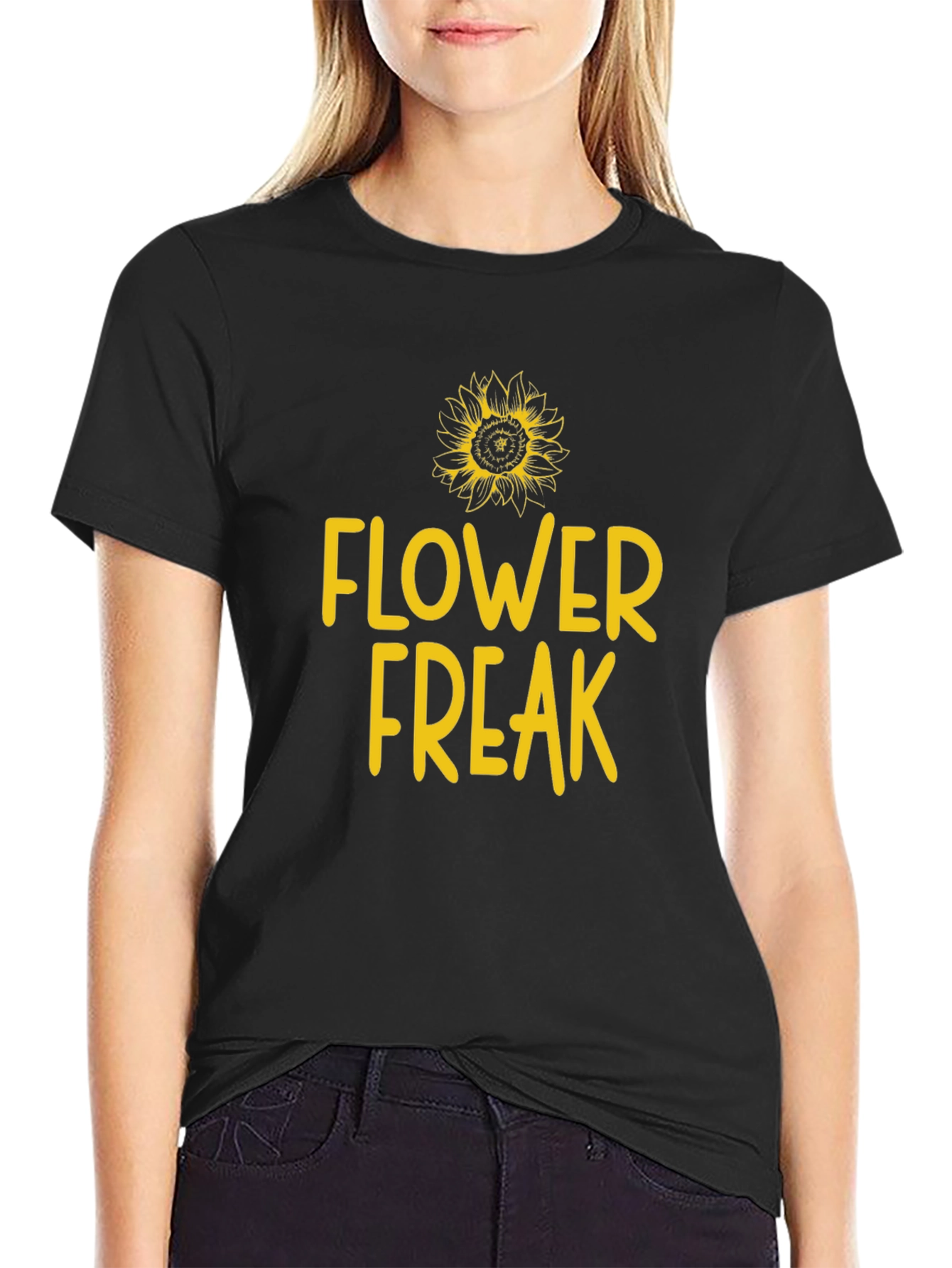 Flower Freak Graphic Tee - Sunflower Lover Shirt