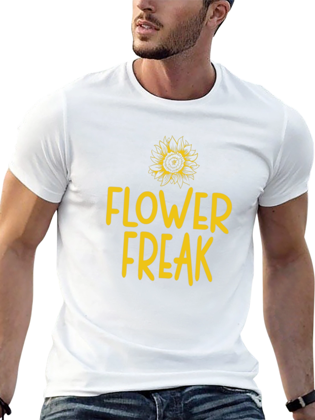 Flower Freak Graphic Tee - Sunflower Lover Shirt