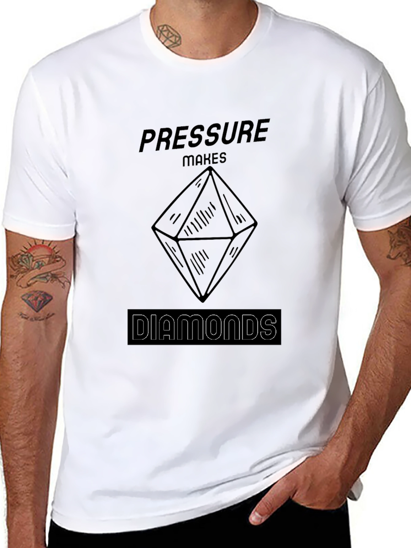 Pressure Makes Diamonds Graphic T-Shirt