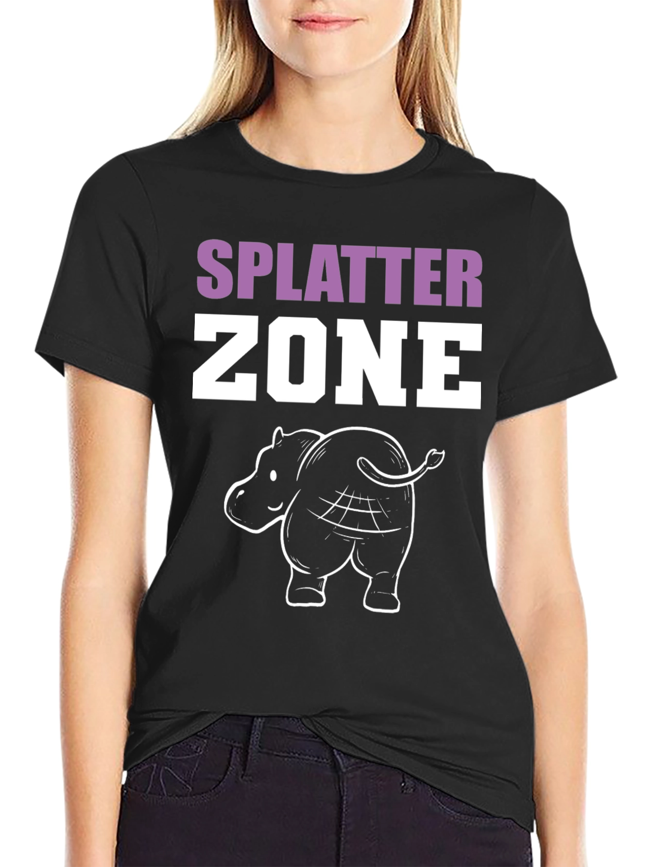 Splatter Zone Hippo T-Shirt
