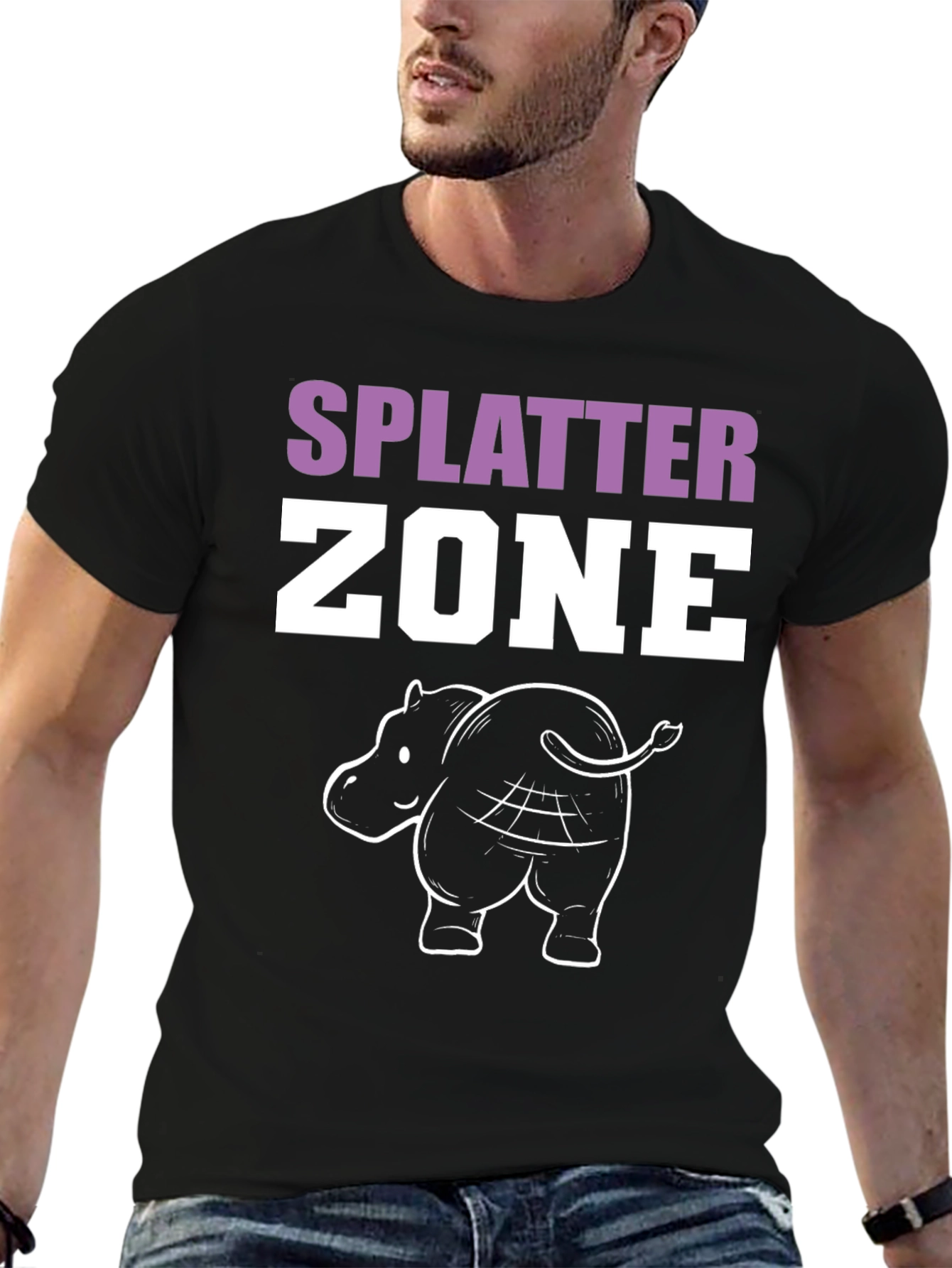 Splatter Zone Hippo T-Shirt
