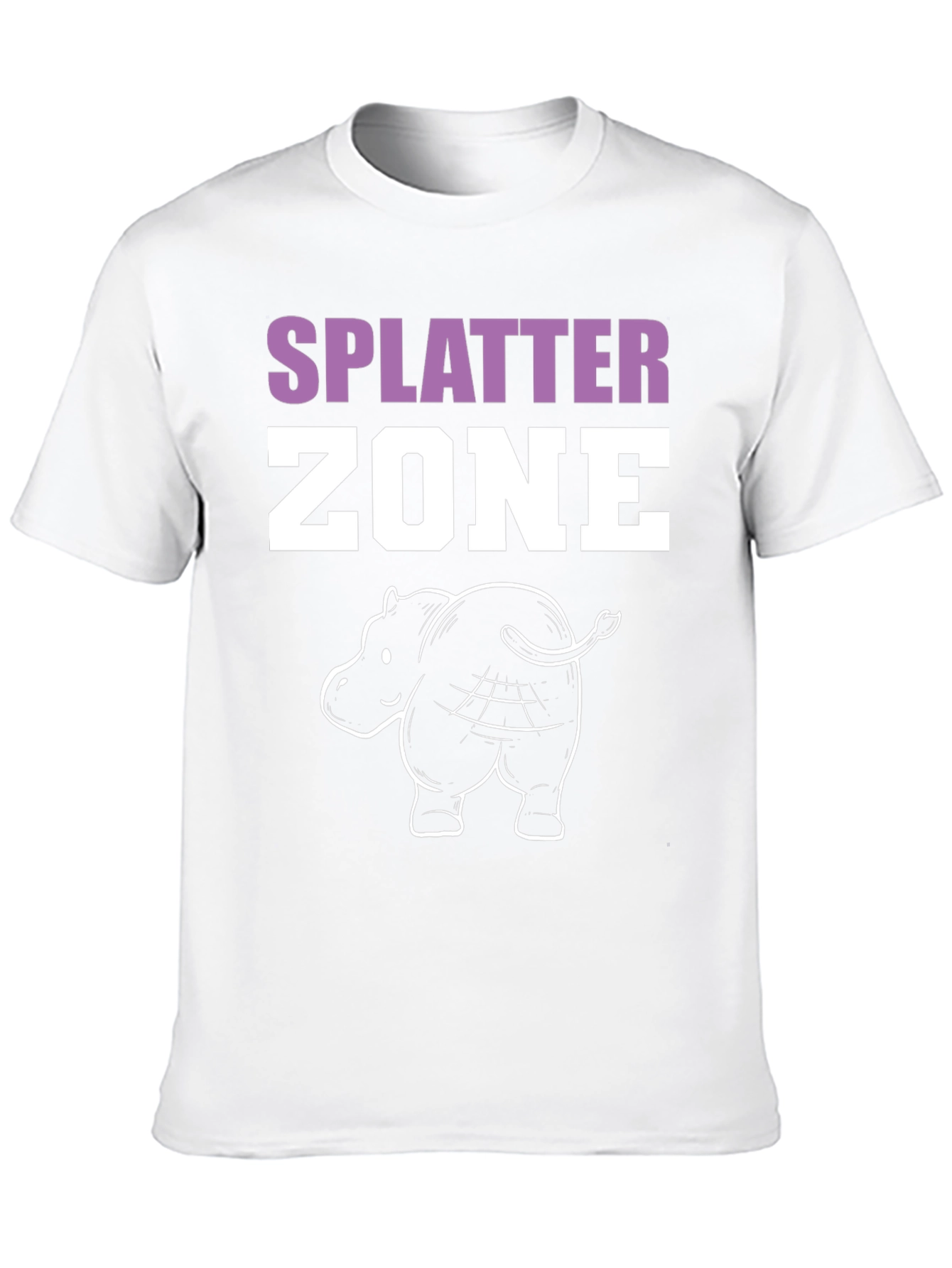 Splatter Zone Hippo T-Shirt