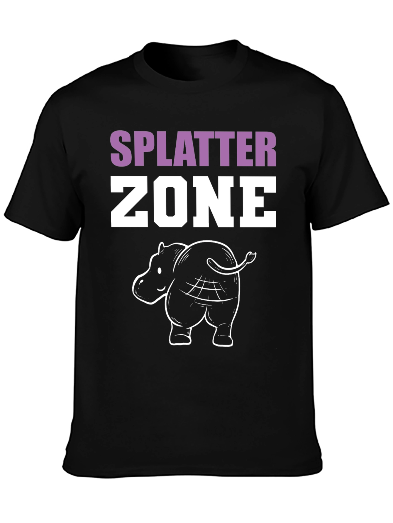 Splatter Zone Hippo T-Shirt