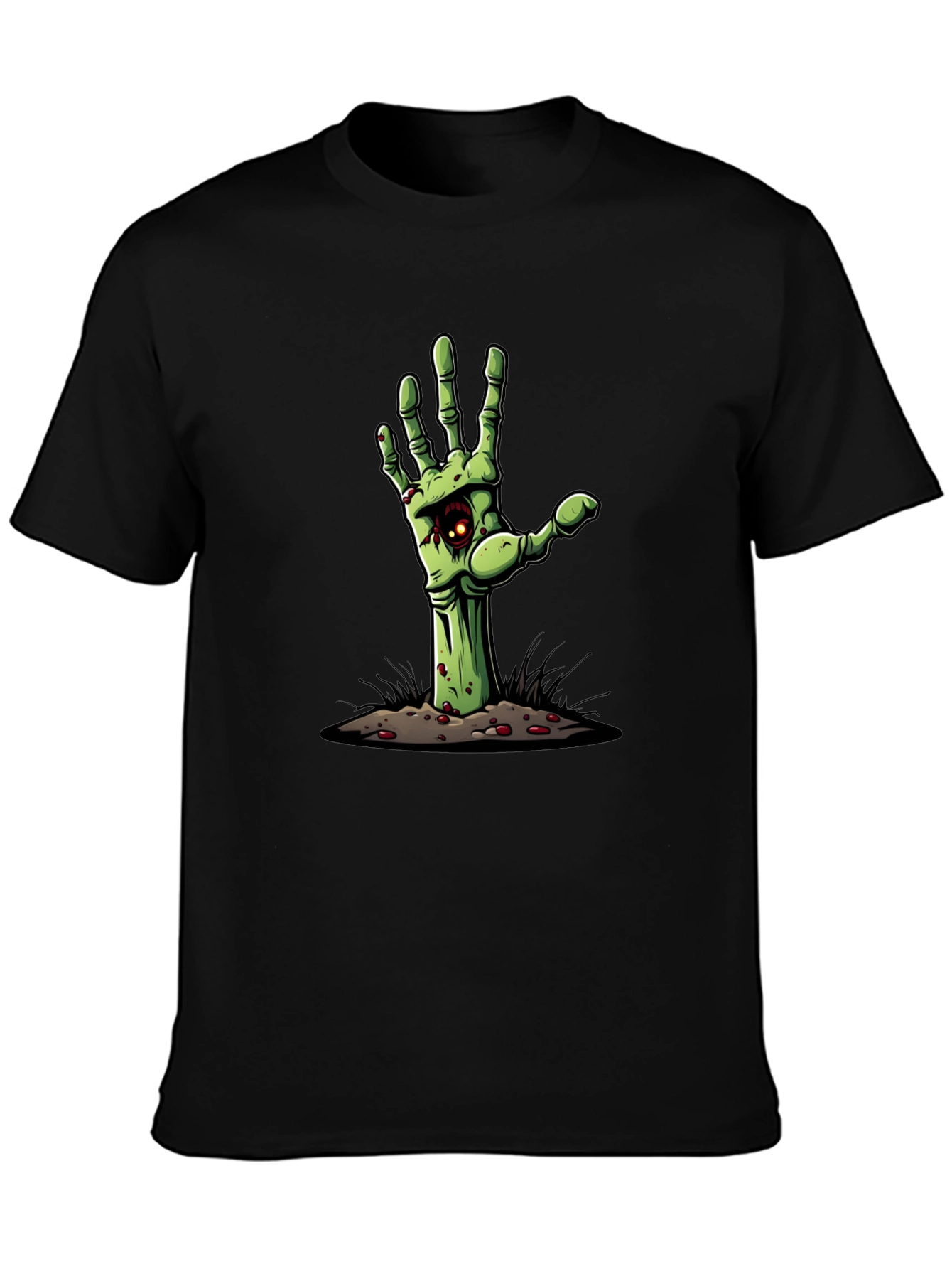 Zombie Hand Graphic Tee - Halloween T-Shirt