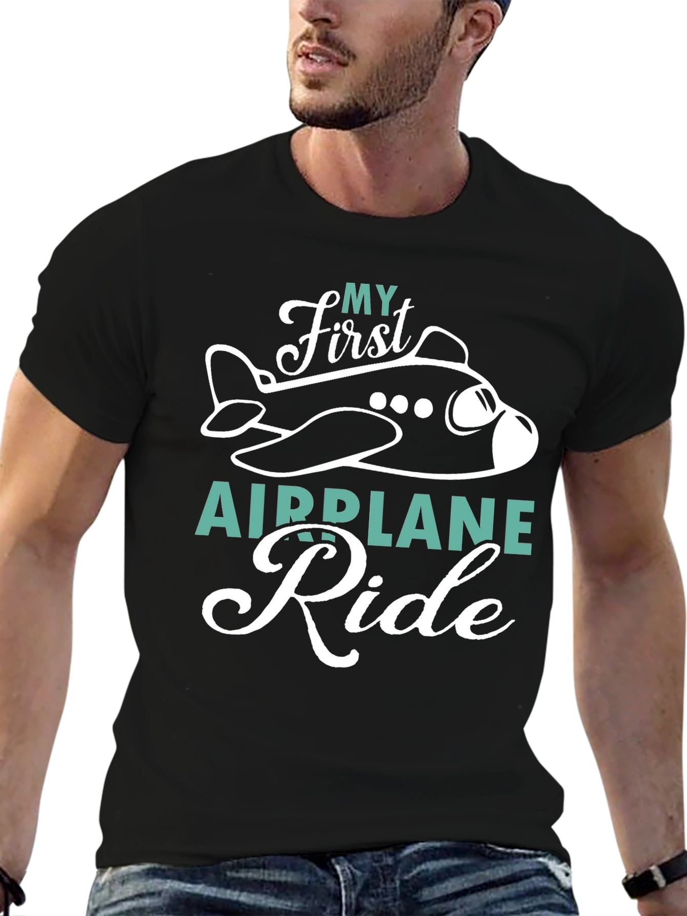 My First Airplane Ride Graphic Tee