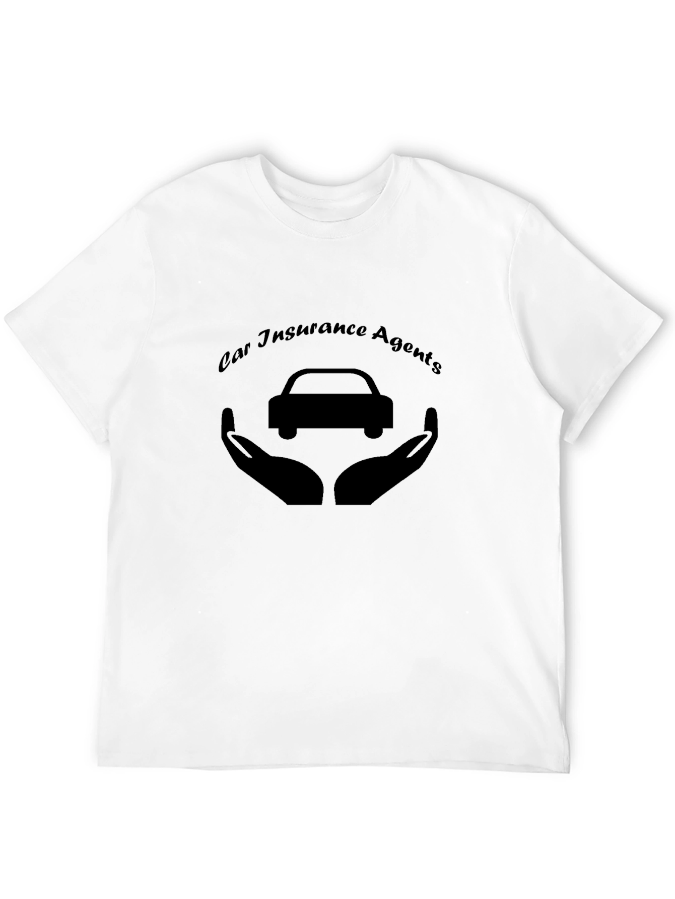 Car Insurance Agents T-Shirt - Black Graphic Tee