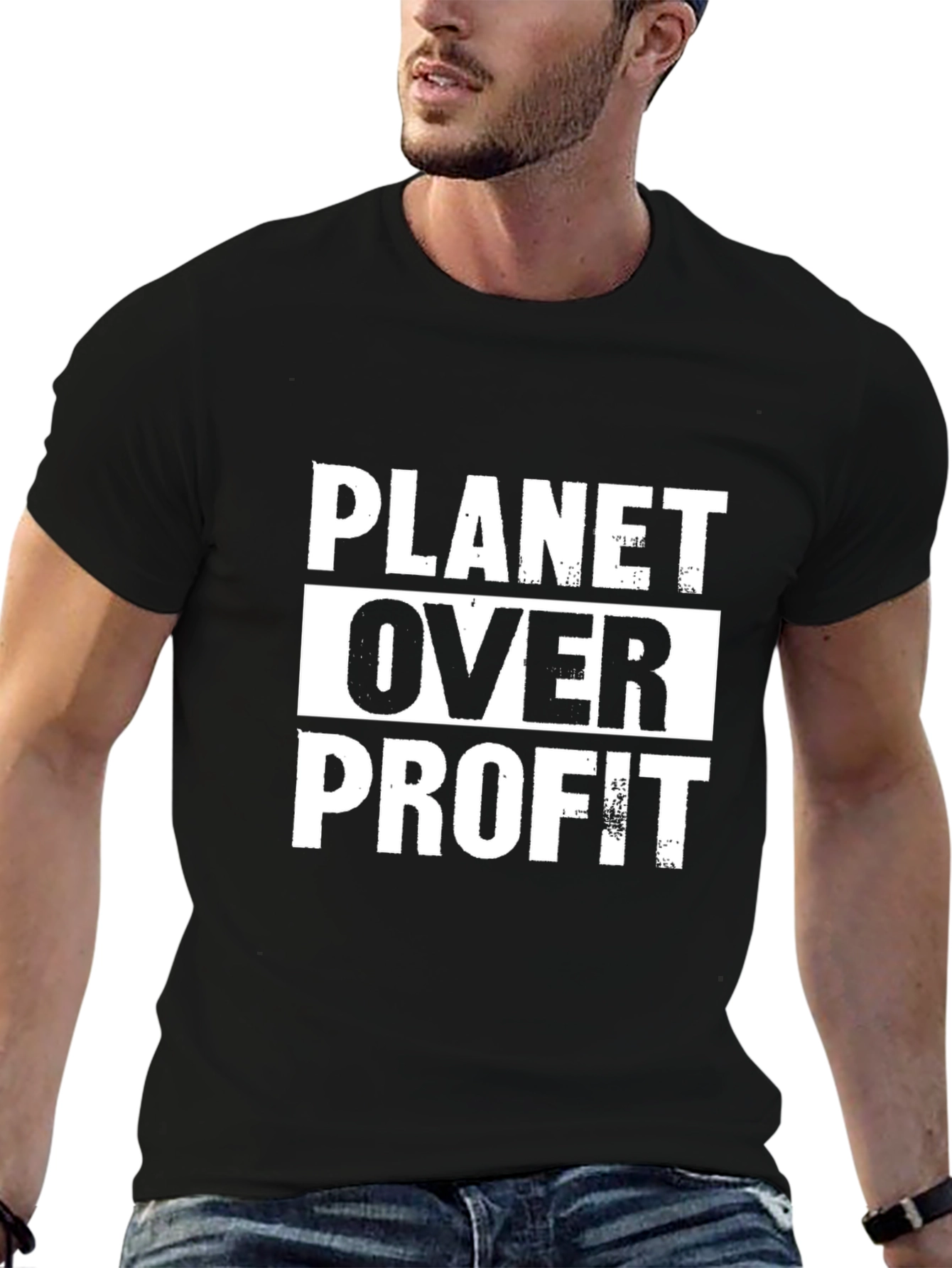 Planet Over Profit Graphic Tee