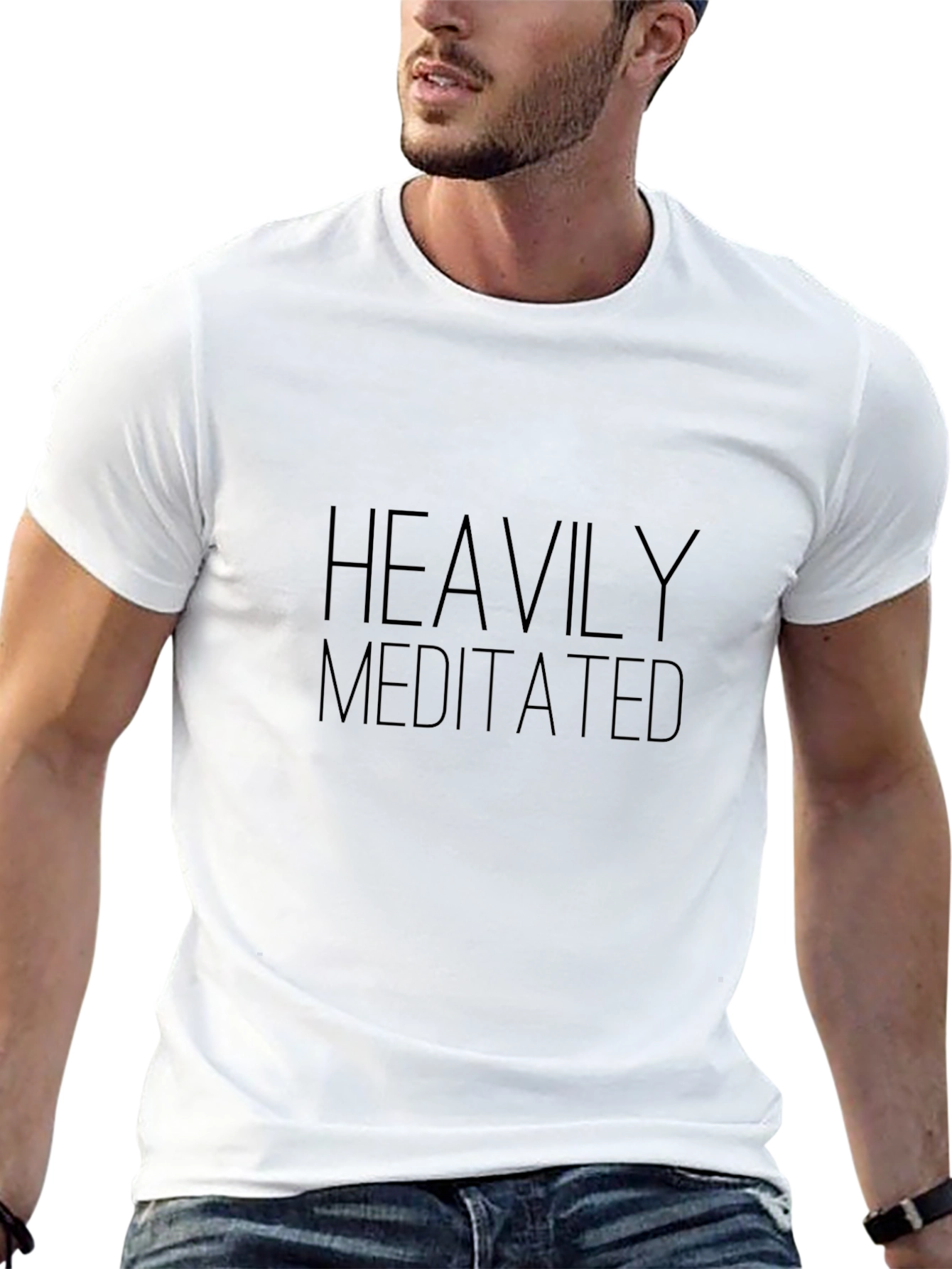 Heavily Meditated Black T-Shirt