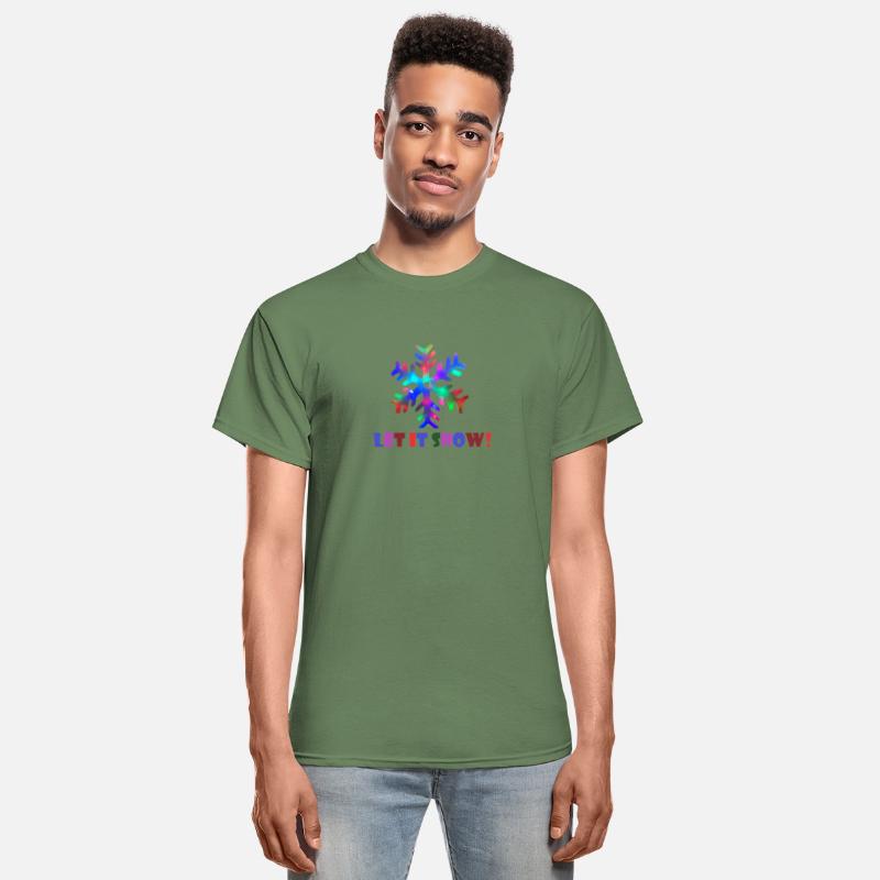 Let it Snow! (Colorful Snowflake Design)