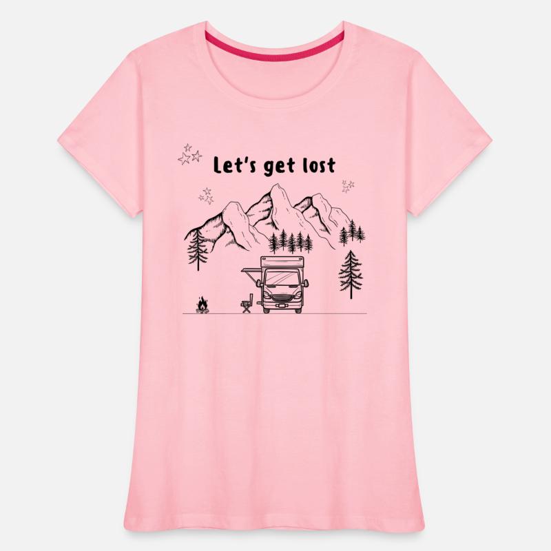 Let's Get Lost Motorhome Parked Mountains Forest