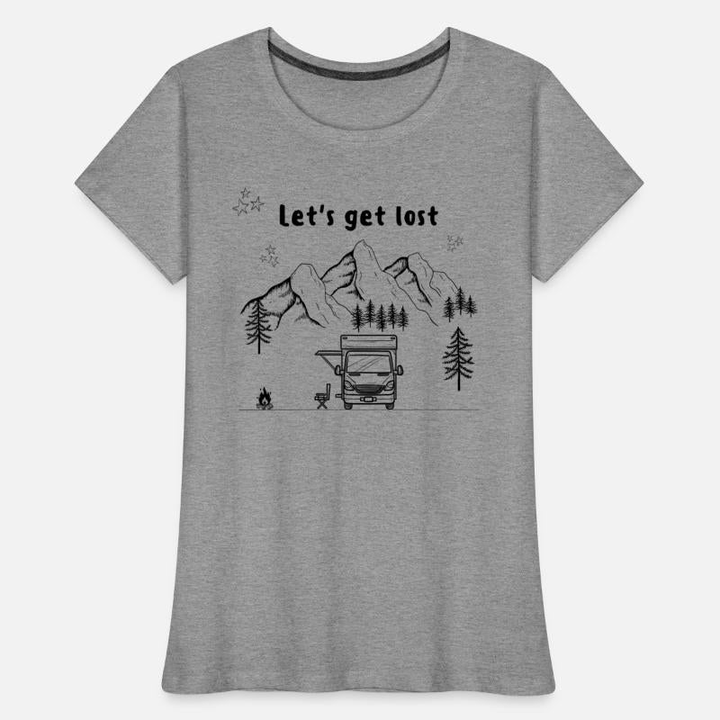 Let's Get Lost Motorhome Parked Mountains Forest