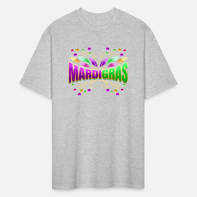 Lettering With Beads And Feathers For Mardi Gras