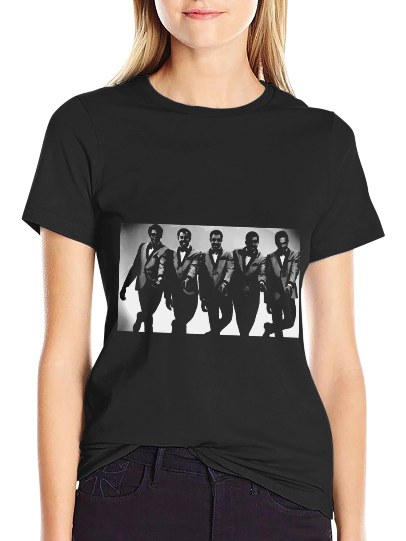 Retro Soul Mens Black Graphic Tee