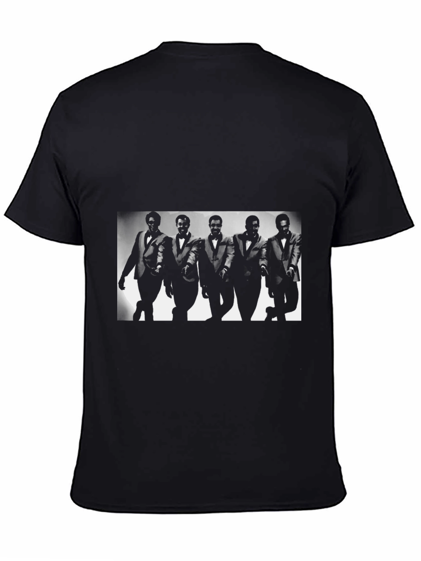 Retro Soul Mens Black Graphic Tee