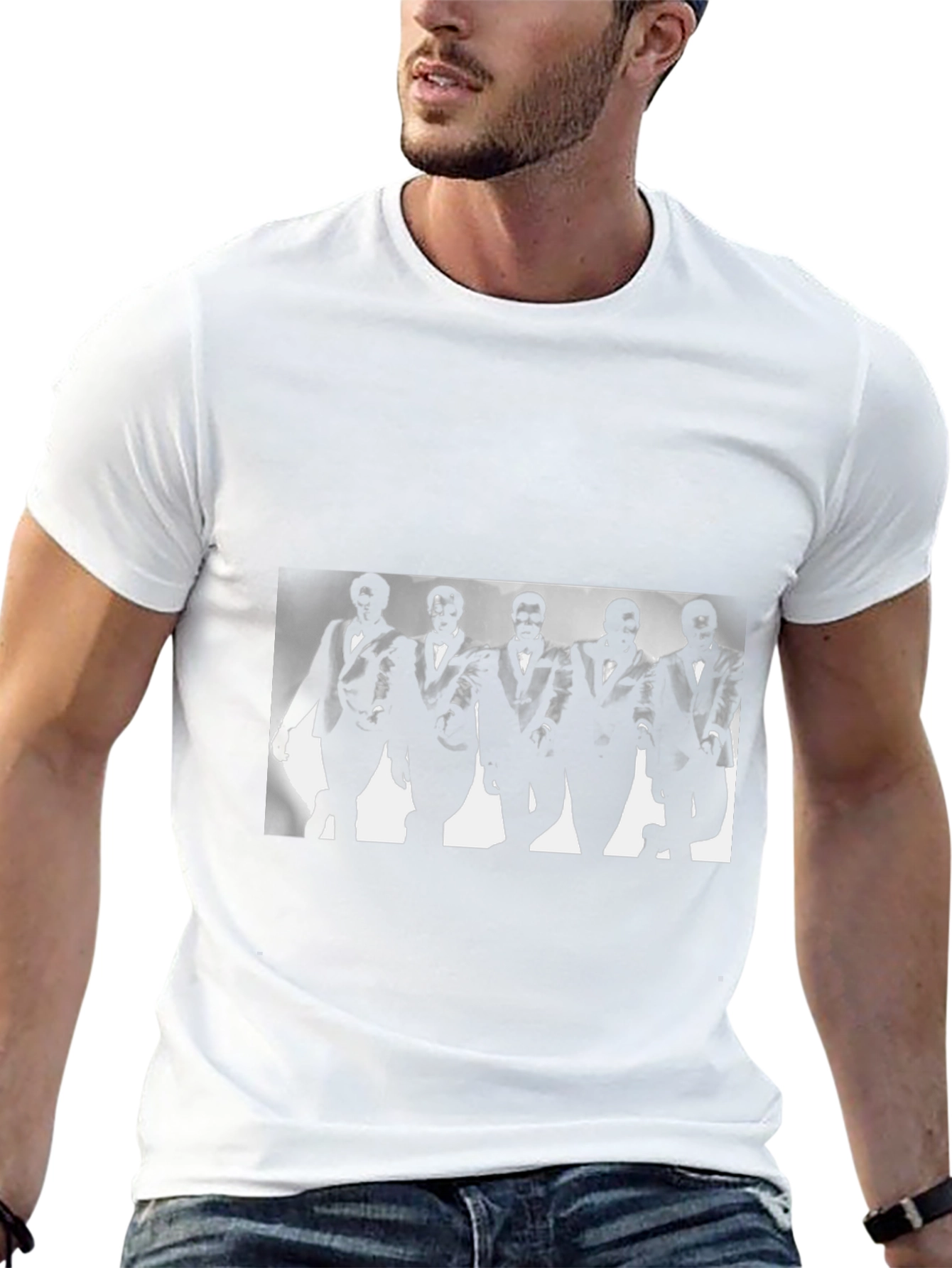 Retro Soul Mens Black Graphic Tee