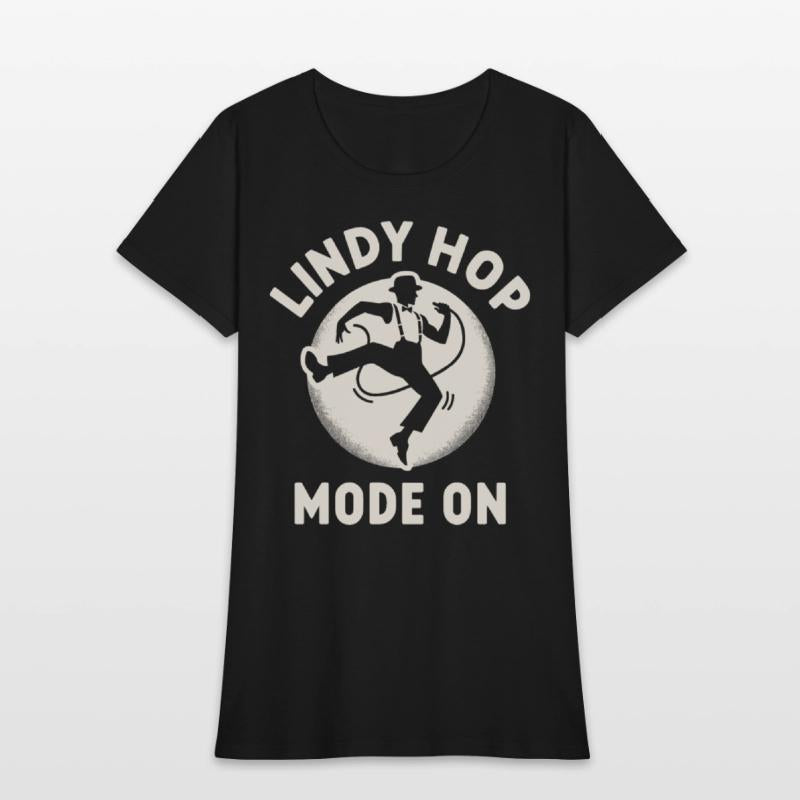 Lindy Hop Dancer Embraces Swing Dance Moves in