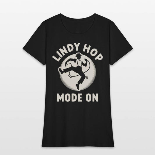 Lindy Hop Dancer Embraces Swing Dance Moves in