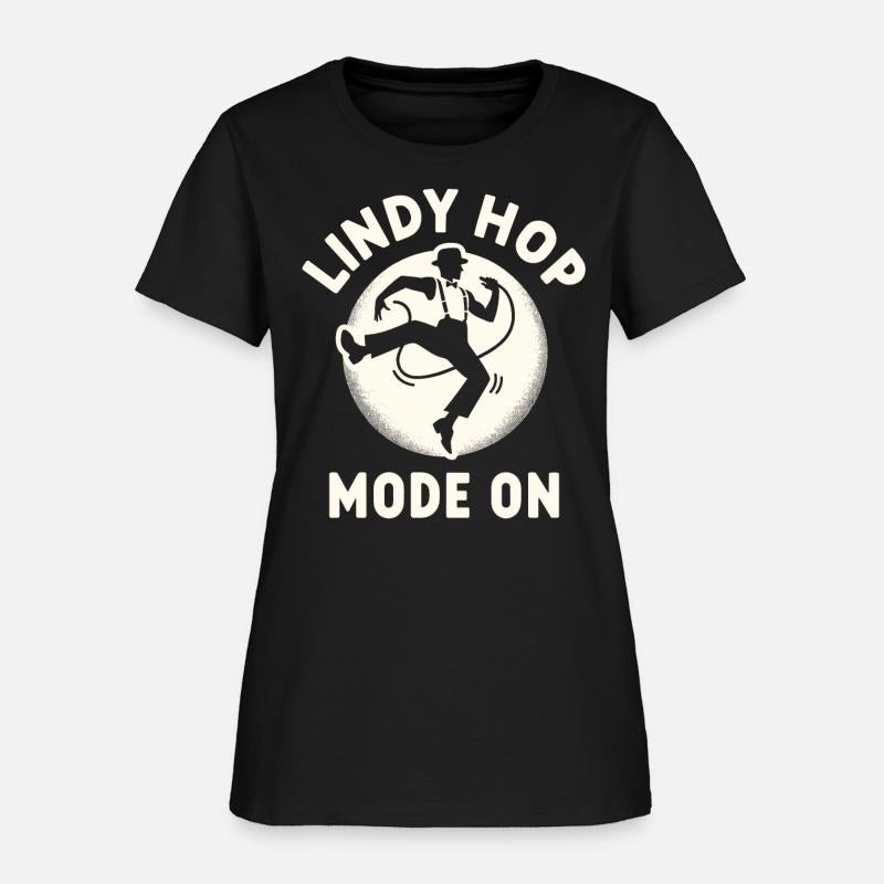 Lindy Hop Dancer Embraces Swing Dance Moves in