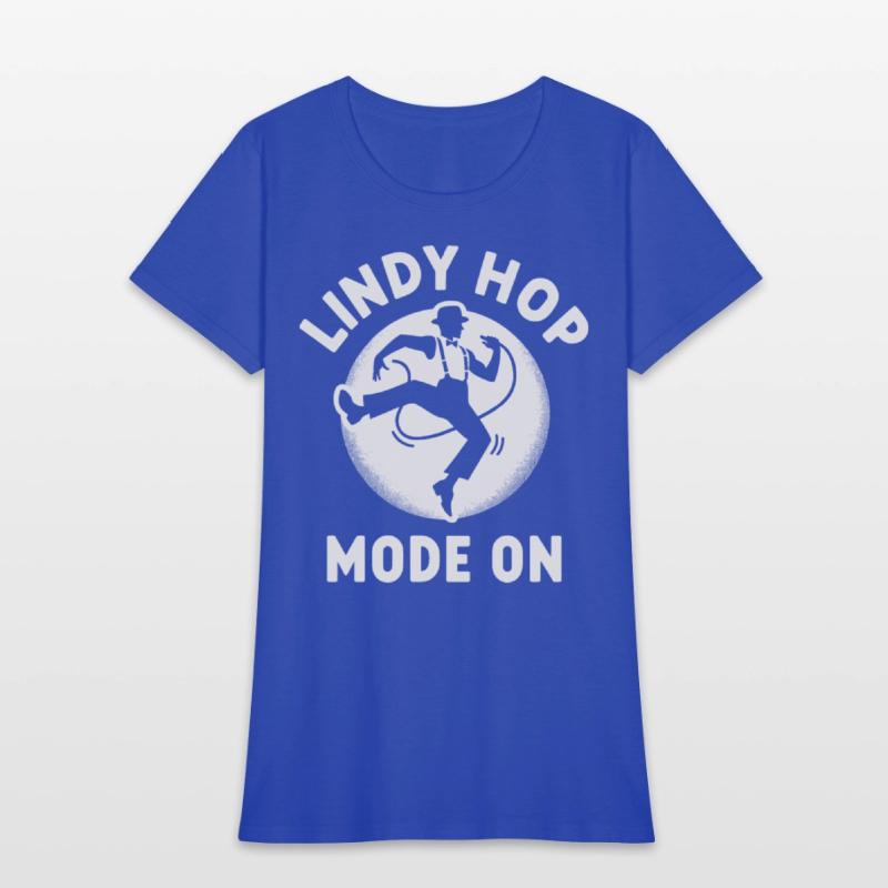 Lindy Hop Dancer Embraces Swing Dance Moves in