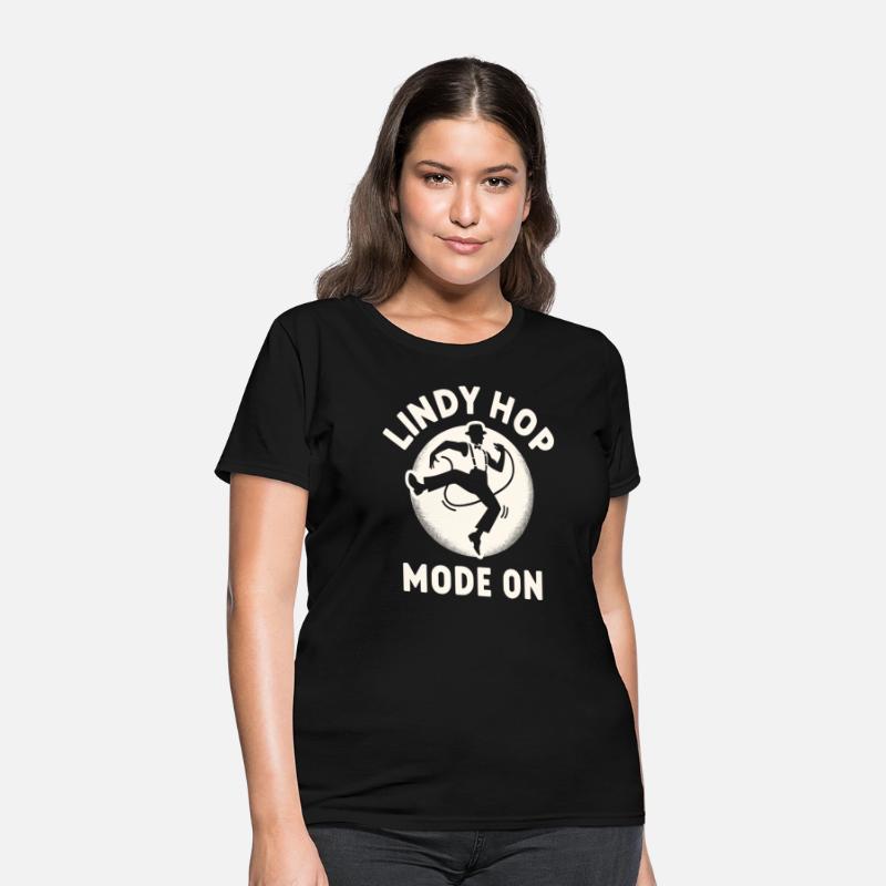 Lindy Hop Dancer Embraces Swing Dance Moves in