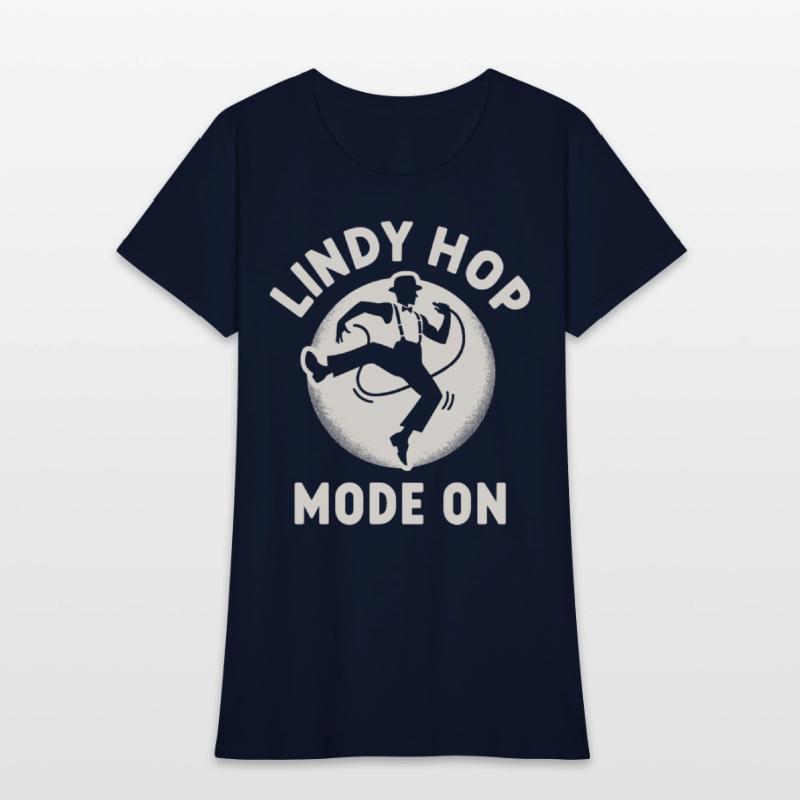 Lindy Hop Dancer Embraces Swing Dance Moves in