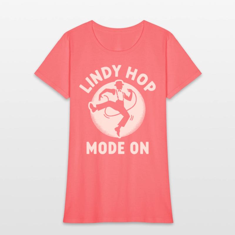 Lindy Hop Dancer Embraces Swing Dance Moves in