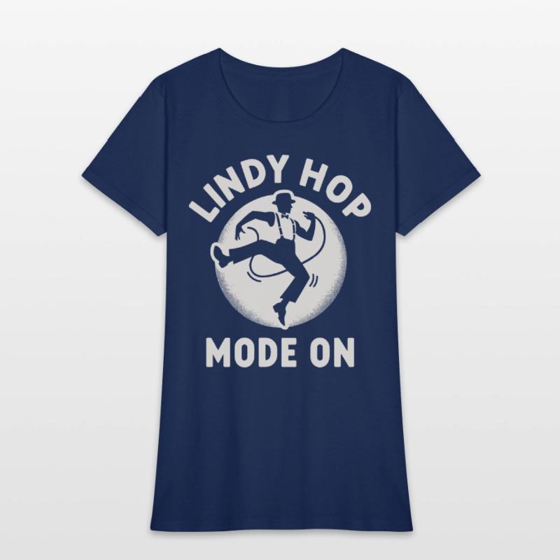 Lindy Hop Dancer Embraces Swing Dance Moves in