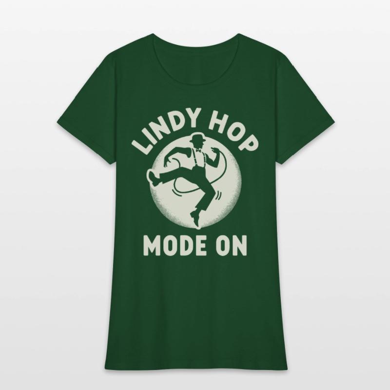 Lindy Hop Dancer Embraces Swing Dance Moves in