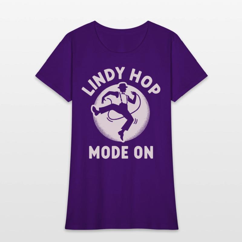 Lindy Hop Dancer Embraces Swing Dance Moves in