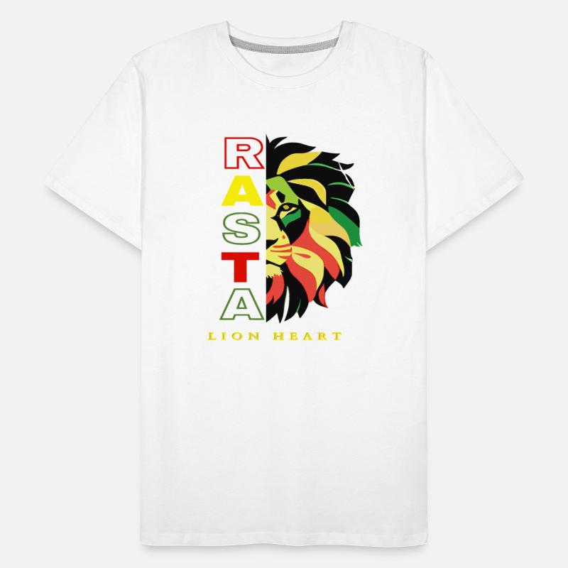Lion Heart Rasta T shirt and Hoodies