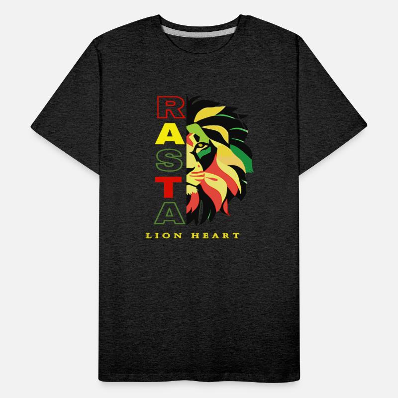 Lion Heart Rasta T shirt and Hoodies