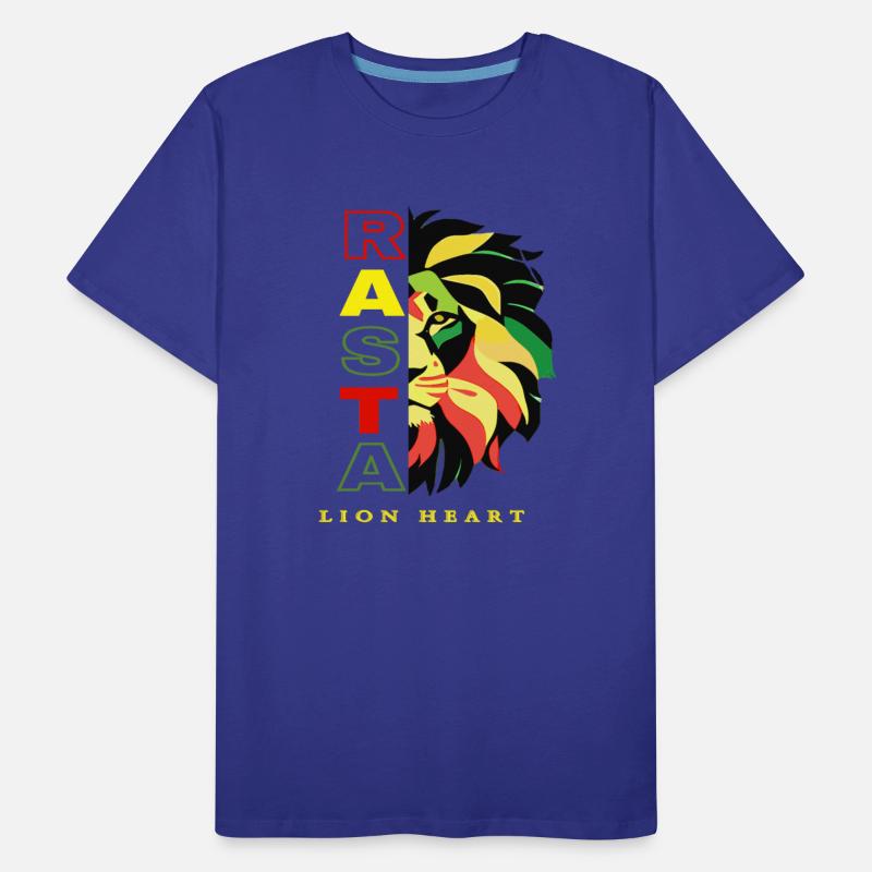 Lion Heart Rasta T shirt and Hoodies