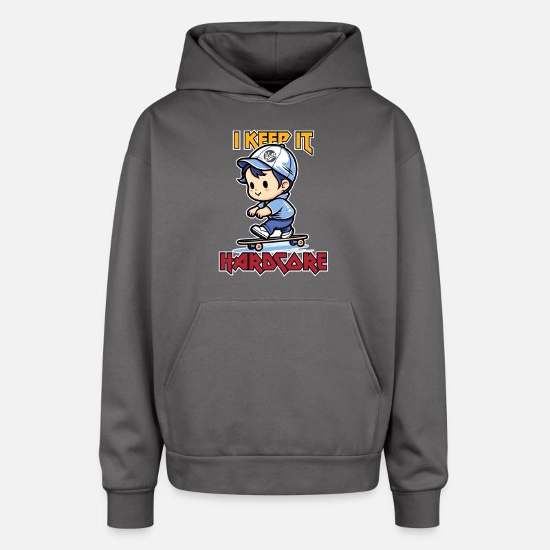 little toddler skateboarder keeps it hardcore