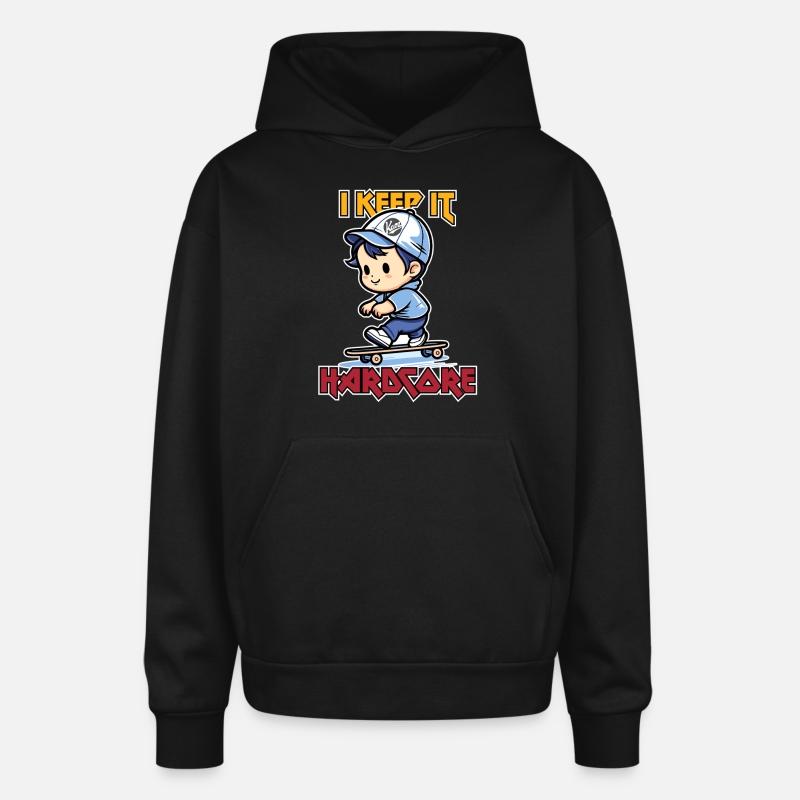 little toddler skateboarder keeps it hardcore