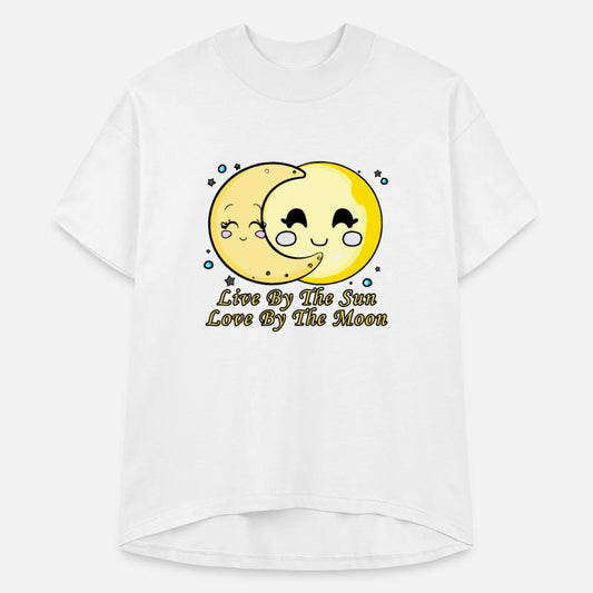 Live By The Sun Love By The Moon, Cartoon Sun Moon