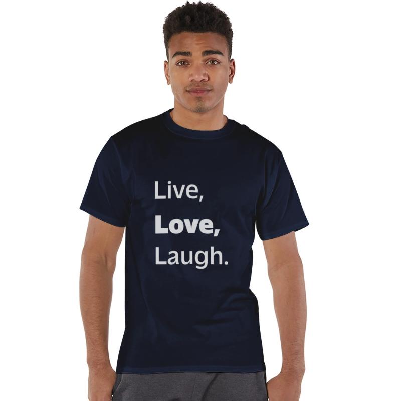 Live, Love, Laugh: Inspiring Reminder to Embrace