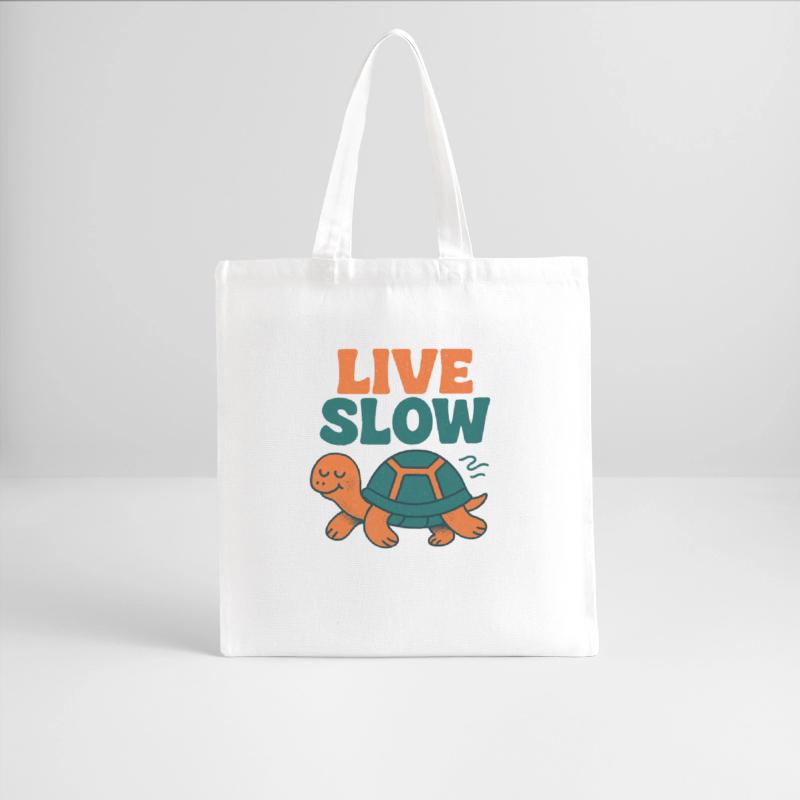 Live Slow Turtle Chill Life Design