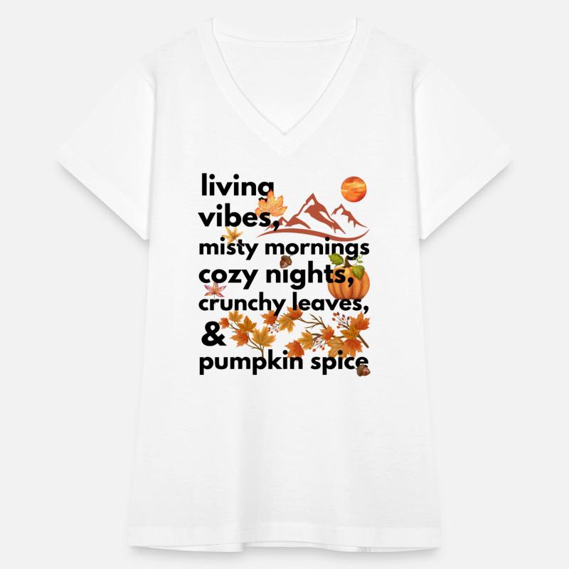 living vibes misty mornings cozy nights crunchy