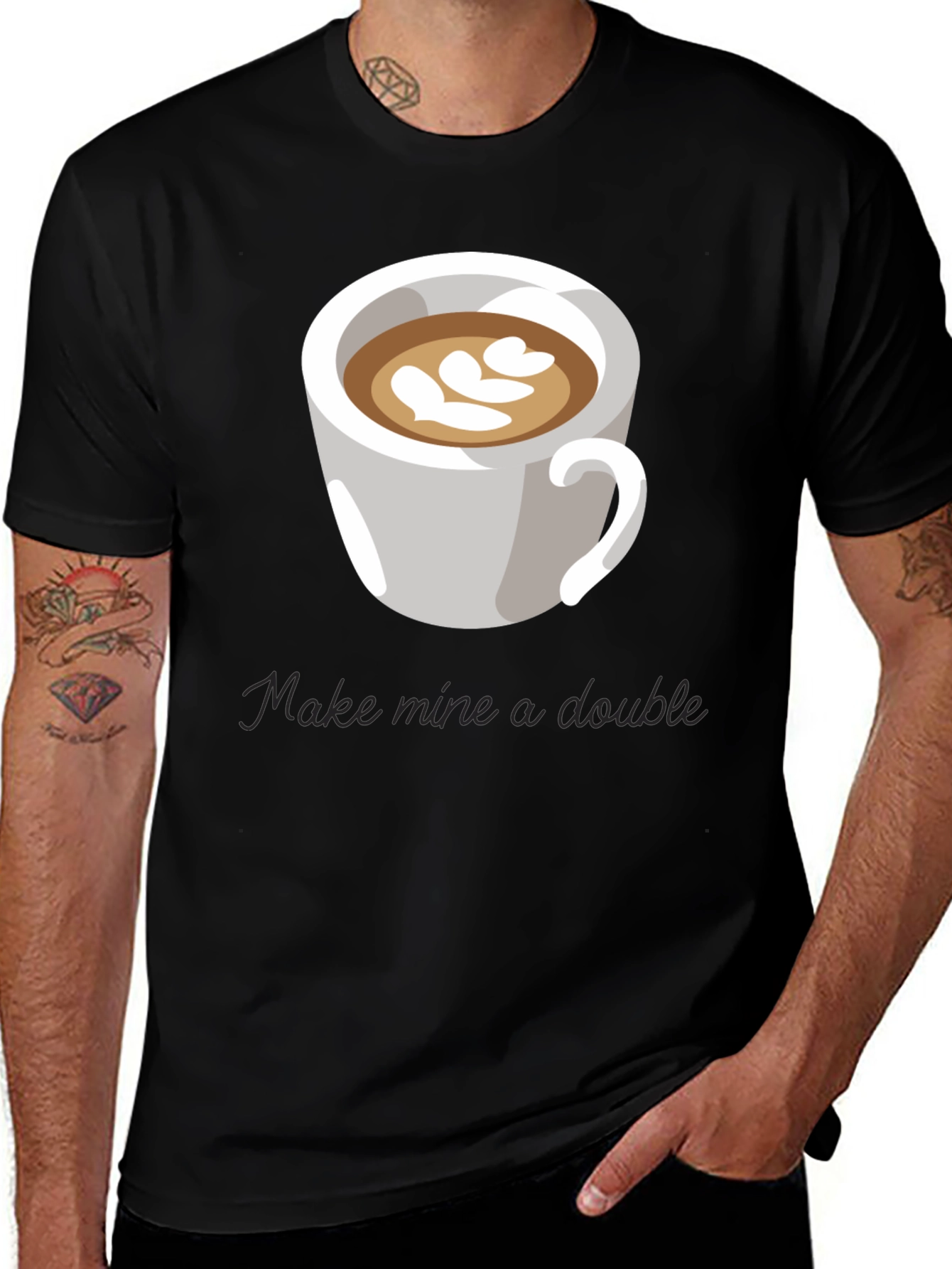 Coffee Lovers Tee: Make Mine a Double