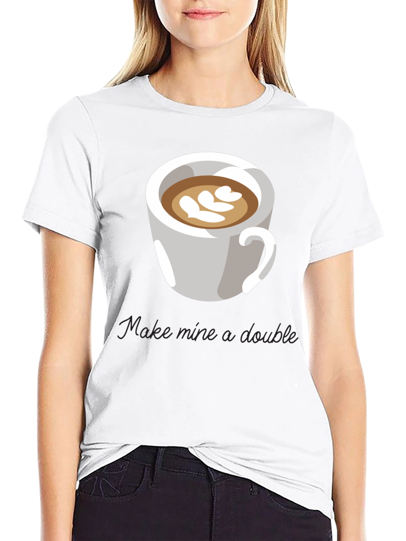 Coffee Lovers Tee: Make Mine a Double