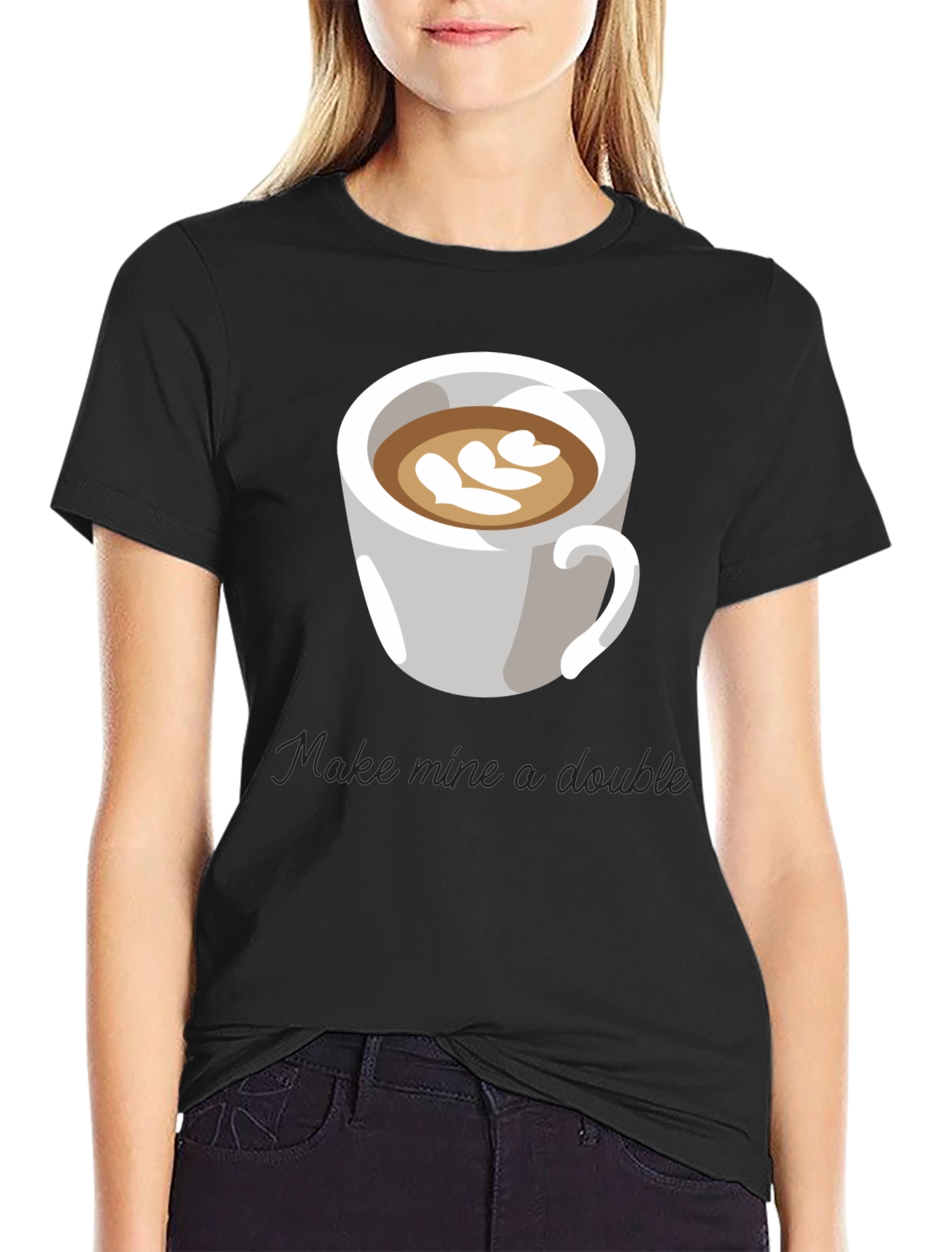 Coffee Lovers Tee: Make Mine a Double