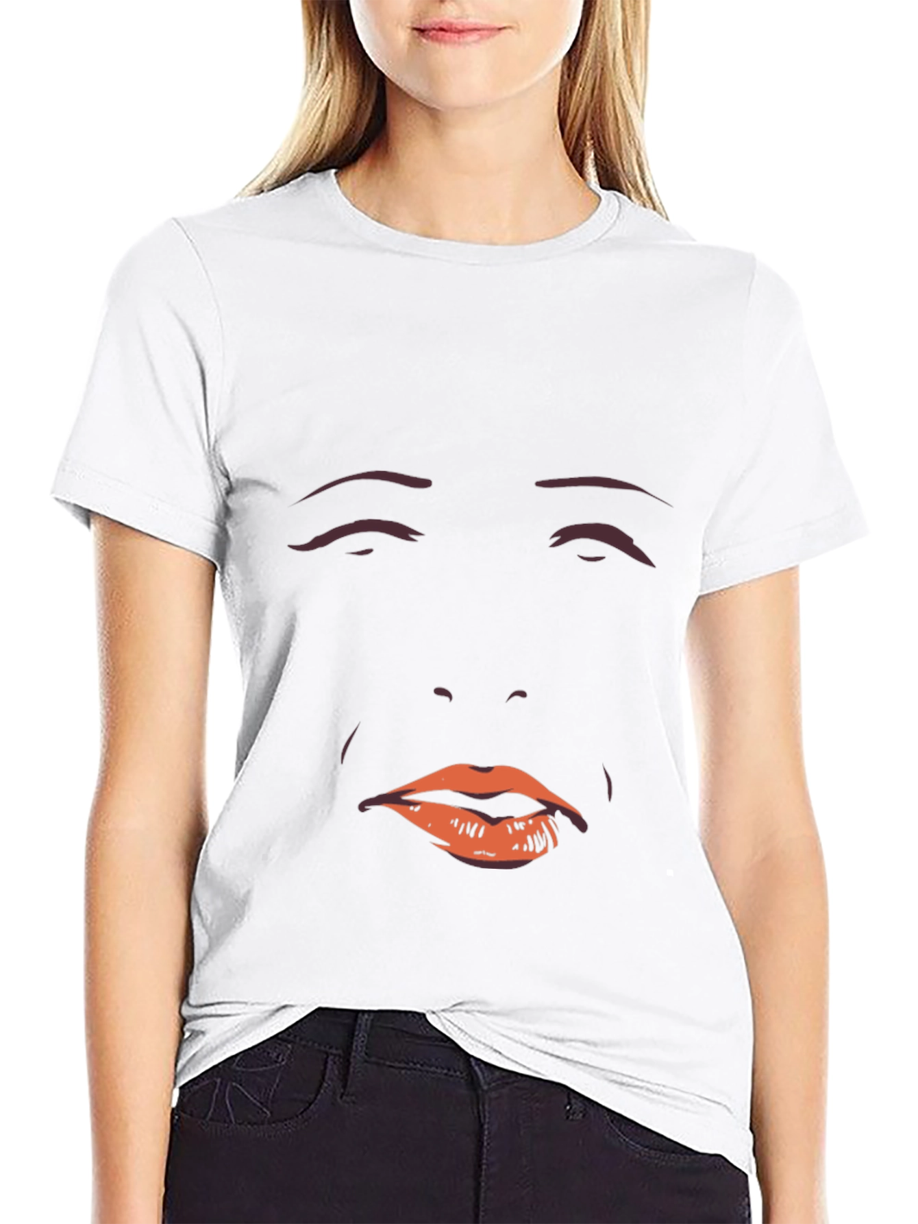 Mysterious Face Graphic Tee - Unisex Soft Cotton T-Shirt