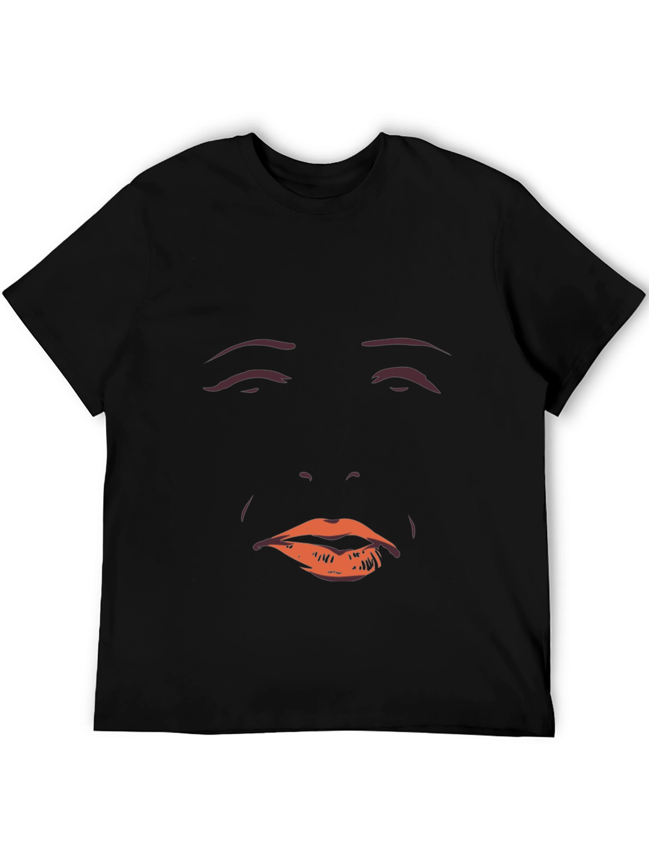 Mysterious Face Graphic Tee - Unisex Soft Cotton T-Shirt
