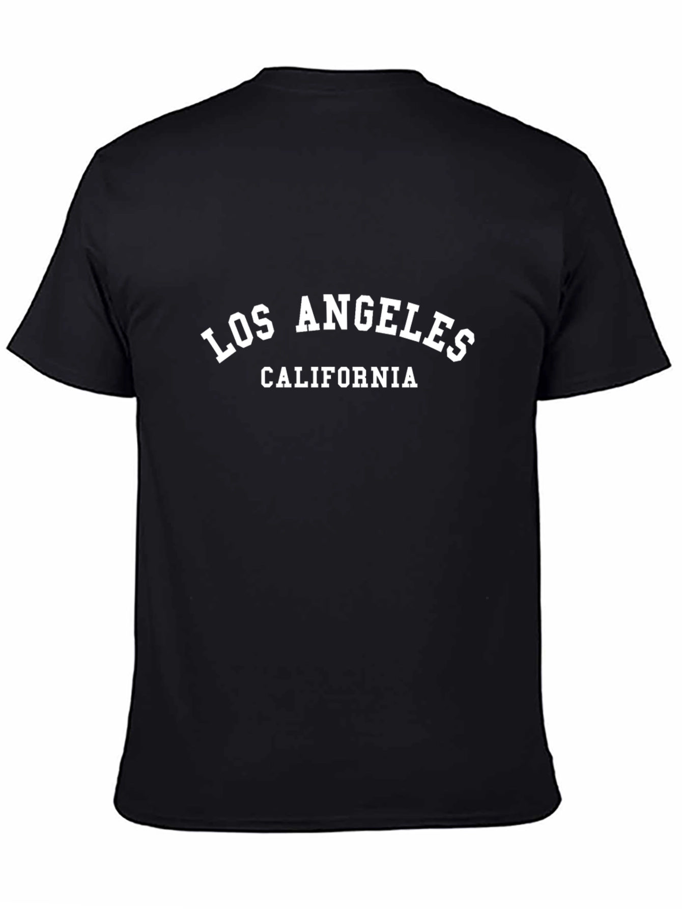 Los Angeles California Black Graphic Tee