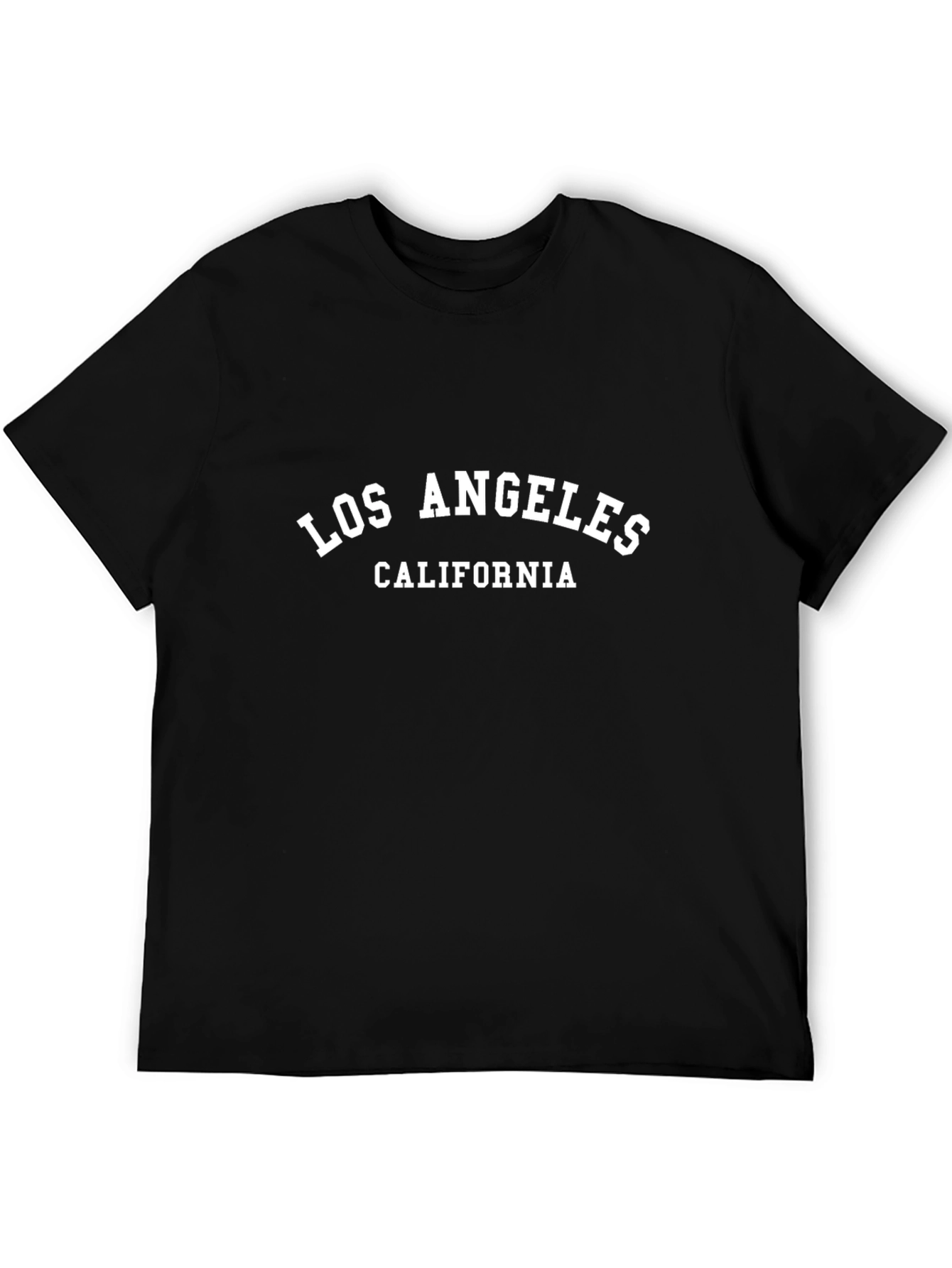 Los Angeles California Black Graphic Tee