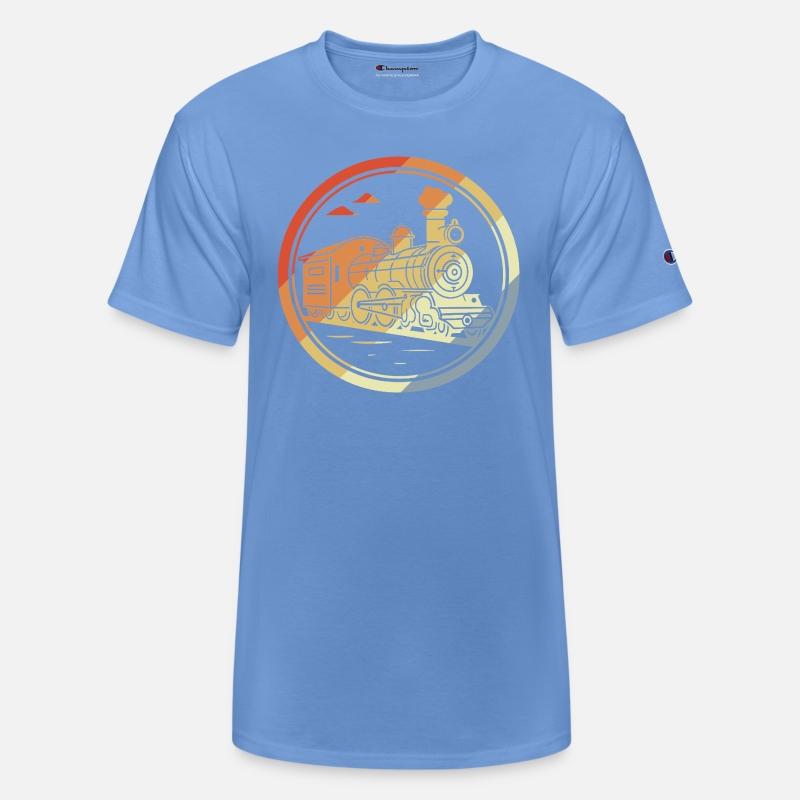 Locomotive Sketch Retro Style