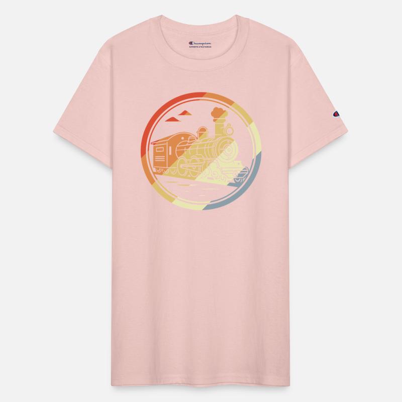 Locomotive Sketch Retro Style