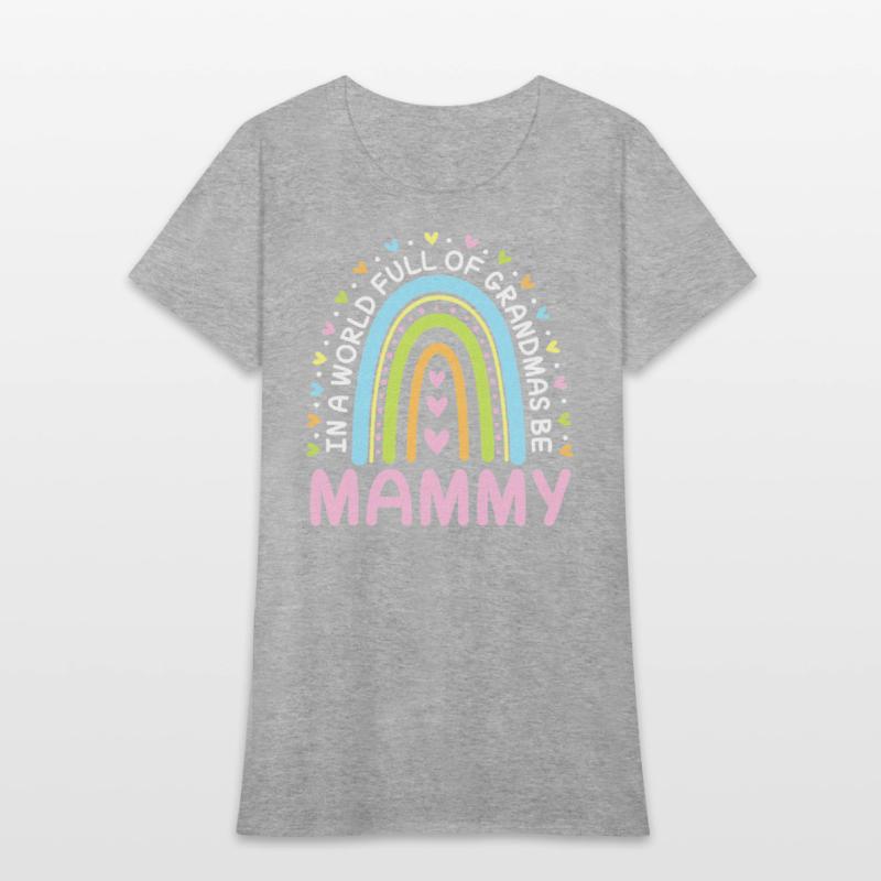 Lovely Hearts Rainbow In A World Full Of Grandmas