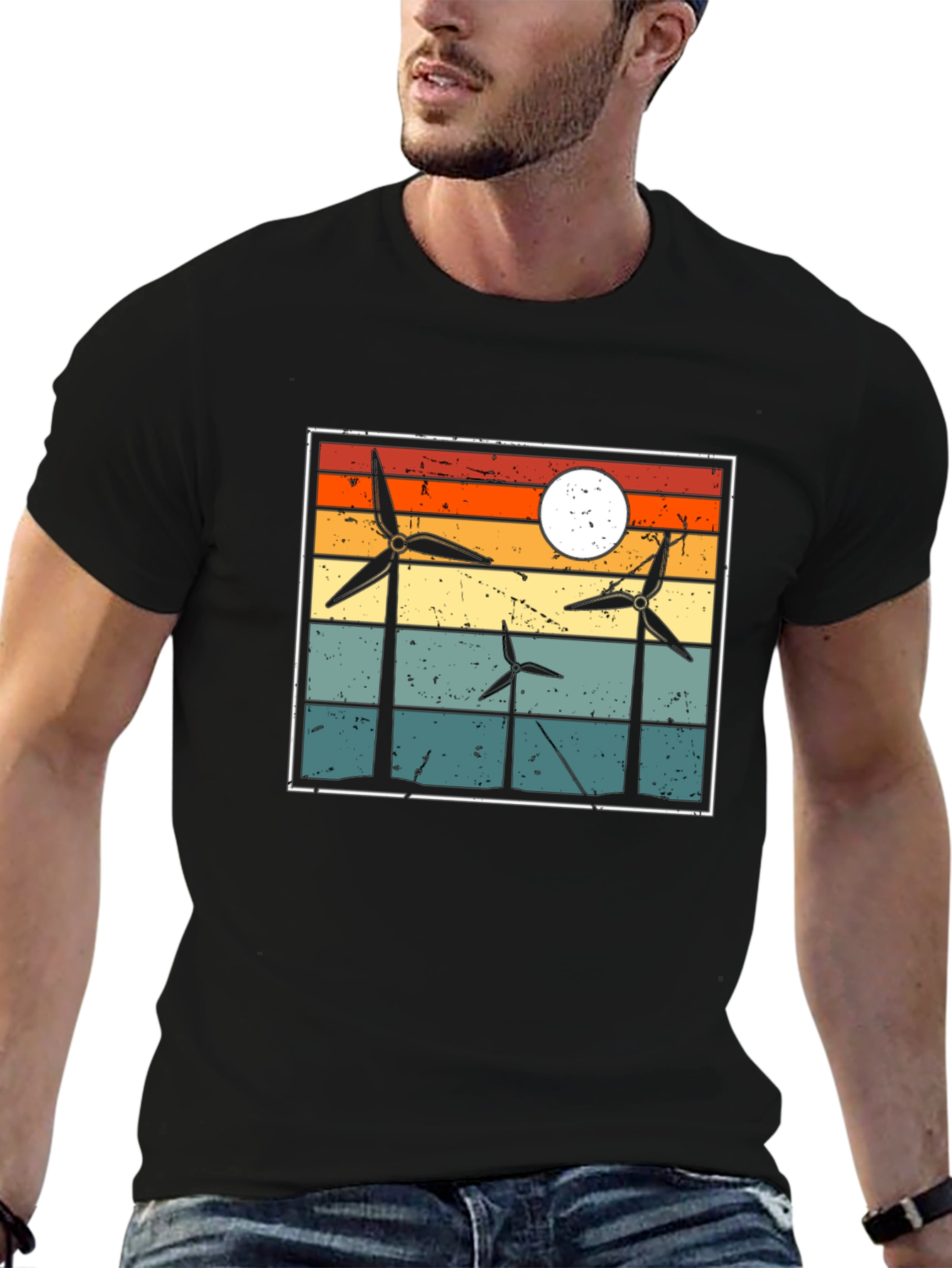 Wind Turbine Graphic Tee